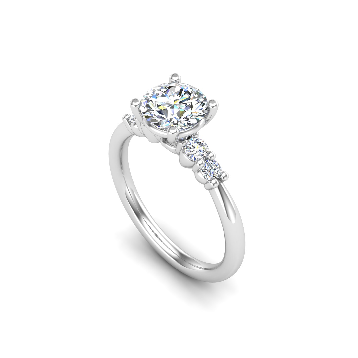 Korman Signature Madelynn 5 Stone Ring Setting